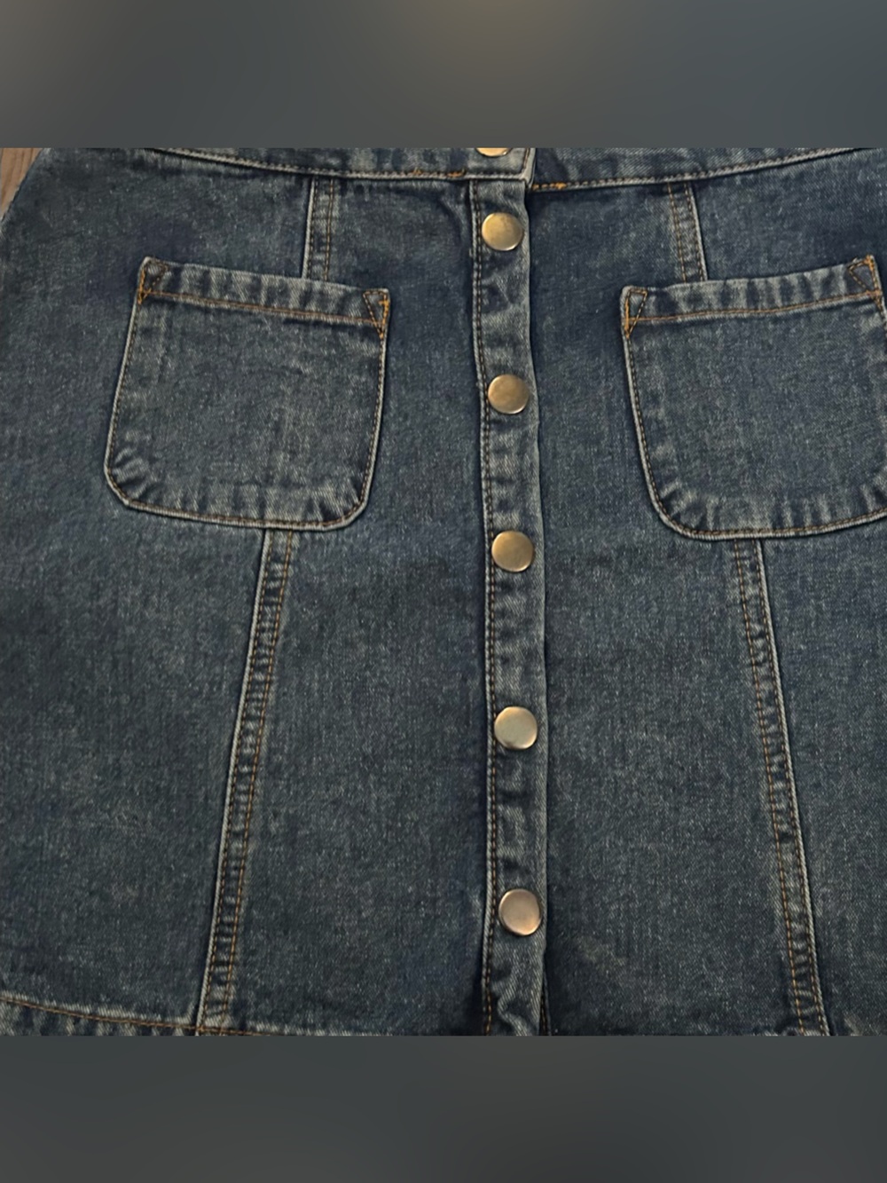BDG Urban Outfitters High Waisted Denim Mini Skirt Size Medium - Picture 4 of 8